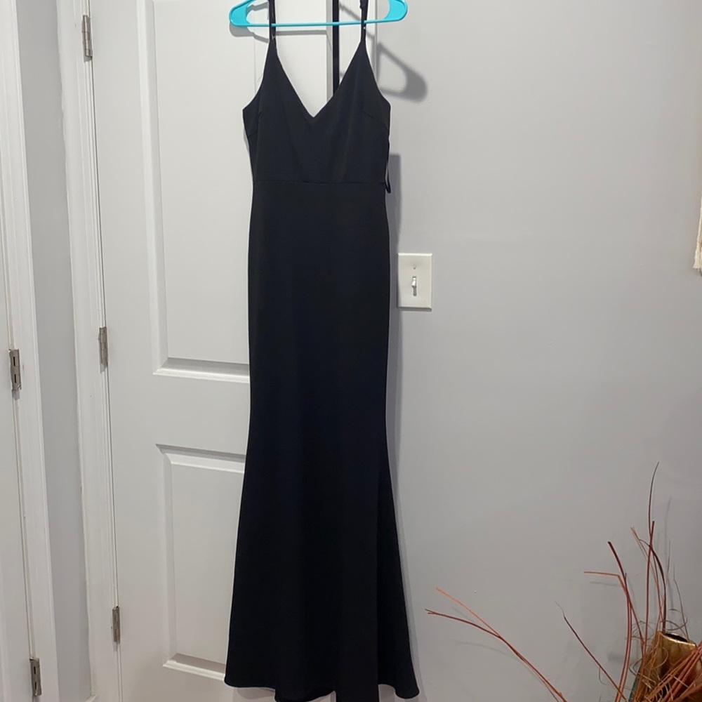 Black, simple maxi for formal events!